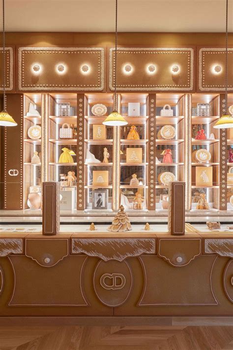 dior gingerbread house|Dior boutique Harrods.